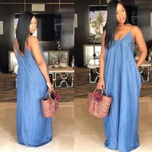 Denim Maxi Dress